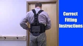 Orthomerica Back Brace Instructions Osteoarthritis Compression Fracture Kyphosis [upl. by Lubbi]