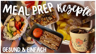 7 GESUNDE MEAL PREP REZEPTE für die Uni SchuleArbeit  Einfach Vorkochen Gesunde Gerichte togo [upl. by True241]