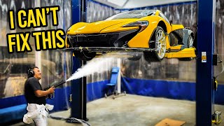 Rebuilding A Flooded 2000000 McLaren P1  Part 3 [upl. by Dnomhcir]