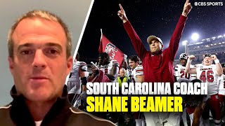 South Carolina Head Coach Shane Beamer speaks about his program and the strength of an SEC schedule [upl. by Scharff]