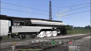 Train Simulator 2014 HD New York Central J3a Hudson 90 MPH Speed Test With 24 Car Amfleet Train [upl. by Laertnom]