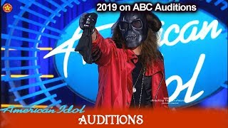 Vokillz works as Mystic Death Creature Had Judges Scared amp Hide  American Idol 2019 Auditions [upl. by Declan]