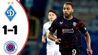 Dynamo Kyiv Vs Rangers 11 All Goals Results Extended Highlights [upl. by Dlonyar760]