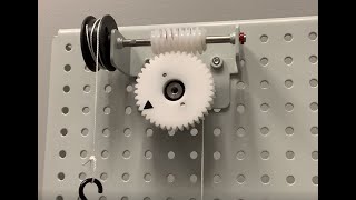 Worm Gear Worm Drive What is it How it works why huge velocity ratio and mechanical advantage [upl. by Nyladnohr939]