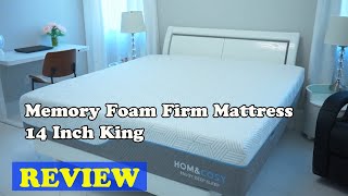 WEUP Memory Foam Firm Mattress 14 Inch King REVIEW [upl. by Wendie799]