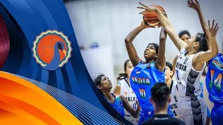 Malaysia v India  Final  Full Game  FIBA U16 Womens Asian Championship 2017  DIV B [upl. by Silvan]