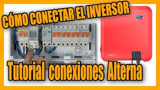 Donde y cómo conectar un inversor fotovoltaico OnGrid autoconsumo [upl. by Analrahc]