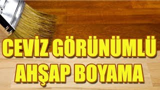 Ahşap Görünümlü Boya Uygulaması Ceviz Rengi [upl. by Barta]