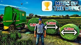 Configurable bales   10 BEST MODS of the week Farming Simulator 19 [upl. by Ji]