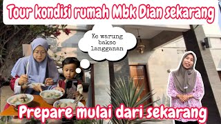 TOUR TIPIS” KONDISI RUMAH MBK DIAN SEBELUM PULANG  BAKSO FAVORIT BERSAMA MBK RISKA [upl. by Aleksandr393]