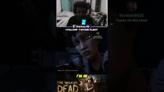 WALKING DEAD REACTION youtubegaming funny gaming youtubeshorts youtubeshort thewalkingdead [upl. by Osy585]