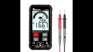 MULTIMETRU DIGITAL SMART INTELIGENT CU MASURARE AUTOMATA TENSIUNE CURENT OHM CAPACITATE HZ TEST [upl. by Laehcym]