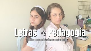 Qual a diferença entre Pedagogia e Letras [upl. by Jeremy]