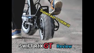 Swift​ R1X​ GT​ รีวิว​ กันทีละจุด​ Electric​ Scooter​ Topspeed​ 110​kmh​ Made​ in​ Thailand​ [upl. by Ynohtnaleahcim842]