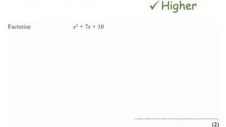 Factorising Quadratics single x squared  Foundation and Higher GCSE  JaggersMaths [upl. by Reinhart]