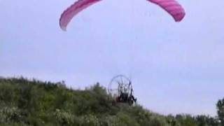 ParaMotorWingscom Apco Prima wing flight with PPG Trike [upl. by West]