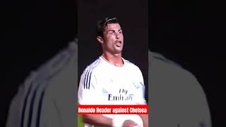 Cristiano Ronaldo Header against Chelsea  Skills and Highlights of Goat 🐐 ronaldo shorts [upl. by Ysor318]