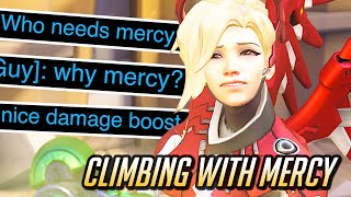 How To Climb With Mercy 😓 Season 13 Mercy  Overwatch 2 [upl. by Wilmar]