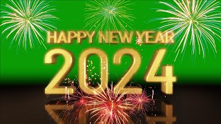 Happy New Year 2024 Countdown 30 Seconds Green Screen 3D Animation No Copyright Free Footage [upl. by Fe360]