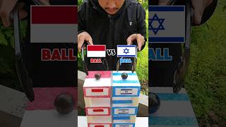 Country Ball Experiment  Indonesia VS Israel  Who Won experiment countryballs asmr diy [upl. by Chaiken]