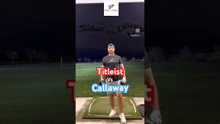 Which driver performs better  Titleist or Callaway golf golfswing [upl. by Ulani]