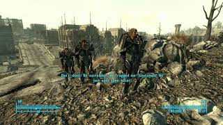 Enclave Troops try to surrender to Brotherhood Outcasts in Fallout 3 [upl. by Brigg]