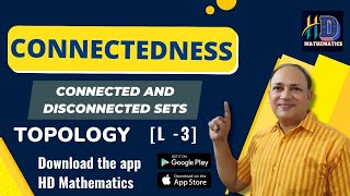 connected and disconnected set connectedness in topology maths csir net Msc in hindi by Hd sir [upl. by Kahaleel]