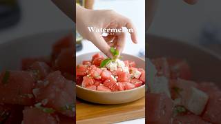 Watermelon Salad  Semangka Feta Cheese [upl. by Fisk]