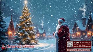 Relaxing Christmas Ambience Holiday Vibes Snowstorm Sounds 31 [upl. by Nady420]