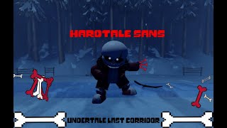 HARDTALE Sans gameplay  Undertale last corridor [upl. by Ilise882]