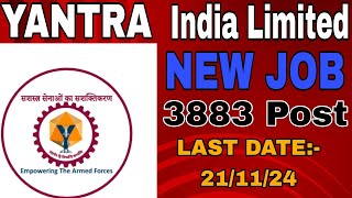 Yantra India Limited Apprenticeship New Recruitment Chalu Ho Gya 2024 santali youtube [upl. by Walcoff742]