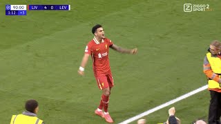 Luis Díaz Hattrick GoalsLiverpool vs Leverkusen 40 All Goals and Highlights [upl. by Noyahs]