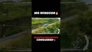 MG WINDSOR CONQUERS UDAIPUR MILESTONE🔥 mg mgmotor windsor mgwindsor hector gloster shorts [upl. by Etnovaj538]