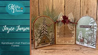 FBLive  Kerstkaart door Joyce J  12 juli [upl. by Natsuj]