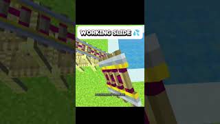 Working waterslide in minecraft 💦minecraft [upl. by Gusba]