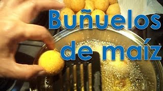 🍘 Cómo hacer BUÑUELOS de maíz Colombianos  tradicionales  veganos  GIO fergó [upl. by Cruickshank457]