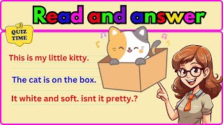 Reading Comprehension  Lets Read  Kinder and Grade 1  read and answer [upl. by Stanhope]