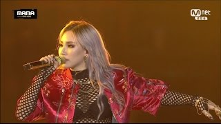 CL  나쁜 기집애  HELLO BITCHES amp 2NE1  FIRE  내가 제일 잘 나가 in 2015 MAMA [upl. by Jocko]