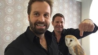 Alfie Boe sings a long note does another pratfall shows off his chops eats amp giggles [upl. by Ddart]