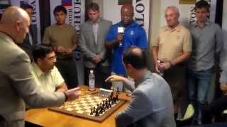 Viswanathan Anand vs Veselin Topalov Sinquefield Chess Cup Ultimate Moves Live 2015 [upl. by Yenolem]