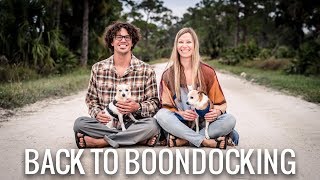 RV Life amp Travel Ep 75 Back to BOONDOCKING  Lake Okeechobee FL  FREE at DuPuis [upl. by Bixby282]