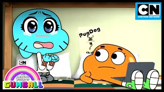 Podwójne życie Gumballa jako Akanechan  Niesamowity świat Gumballa  Cartoon Network [upl. by Eleazar]