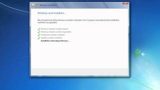 Windows 7 Installation über das Netzwerk [upl. by Aiclef]