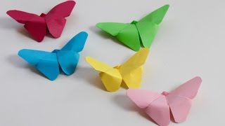 Easy craft How to make paper butterflies [upl. by Quinlan]