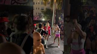 MIAMI NIGHTLIFE CRAZY HALLOWEEN WYNWOOD miami nightlife wynwood halloween2023 [upl. by Salvidor]