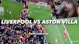 IS ANFIELD STARTING TO BELIEVE  LFC TOP OF THE LEAGUE Liverpool vs Aston Villa Matchday Vlog [upl. by Negam349]