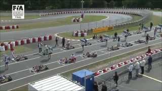 CIK FIA EUROPEAN CHAMPIONSHIP 2014 EVENT 4 ROUND 2 ACADEMY TROPHY  KZ FINAL HD [upl. by Elman]