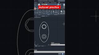 AutoCad practice Drawing  Autocad 2d tutorial for beginners  Drawing  CAD by Ankit  autocad [upl. by Hannibal]