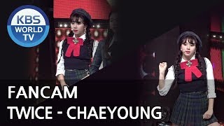 FOCUSED TWICEs Chaeyoung  YES or YES Music Bank  20181116 [upl. by Icrad]