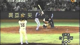 19810909 江川卓 ２０勝達成 [upl. by Kendrick]